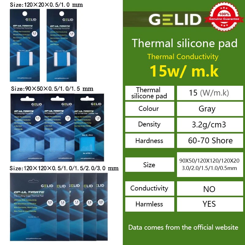 GELID GP-Ultimate 15W/MK  е CPU/GPU ׷ ..